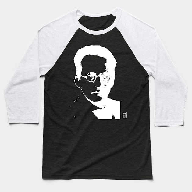 Erwin Schrodinger Alternate (light design) Baseball T-Shirt by JSnipe